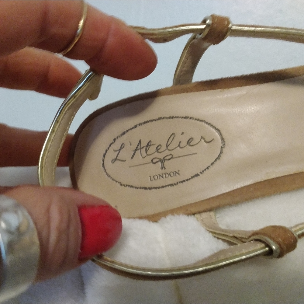 L'atelier London Slingback Leopard Pumps